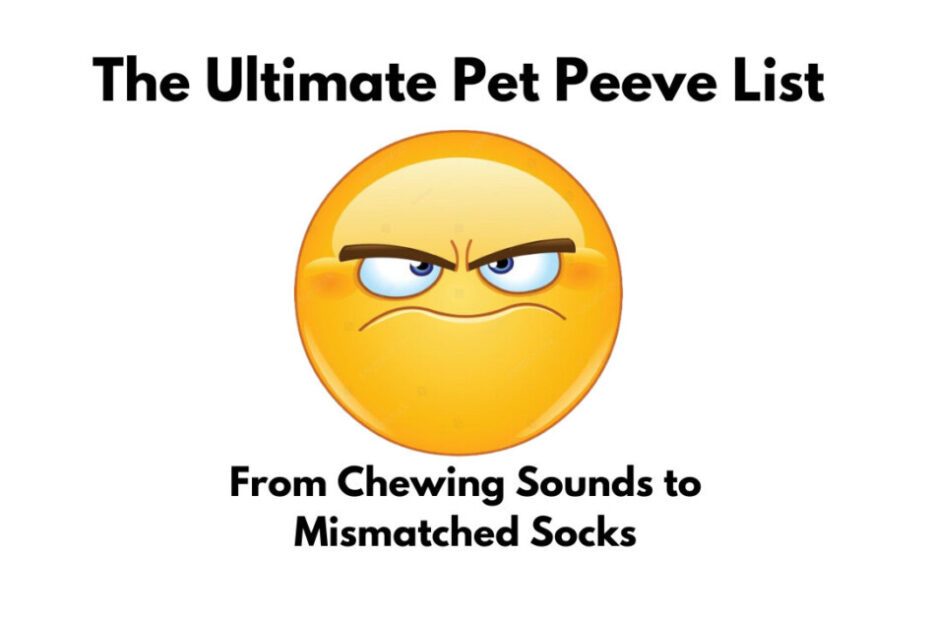 Pet Peeve List