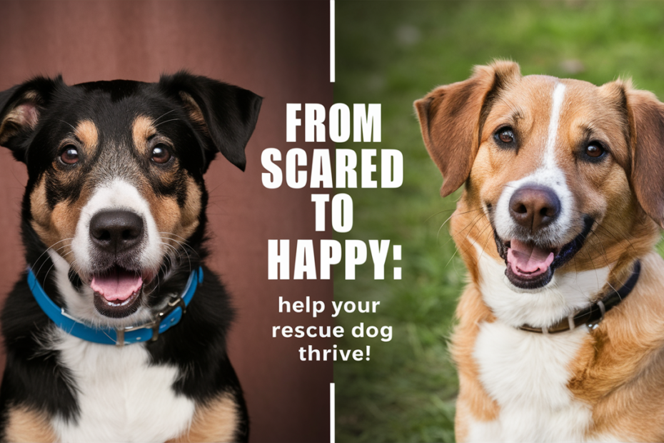 How to train a rescue dog with anxiety